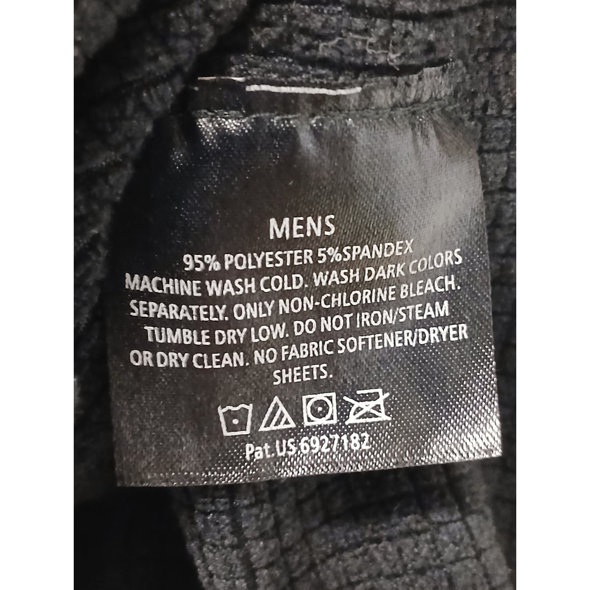 Magellan (2XL) Black Zip Pullover Waffle Plaid Sweatshirt