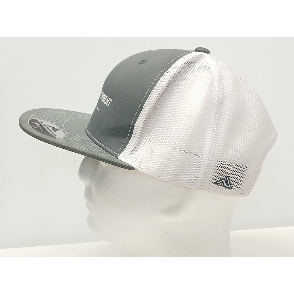 Pacific (OSFM) Gray Half Mesh Snapback Trucker Cap