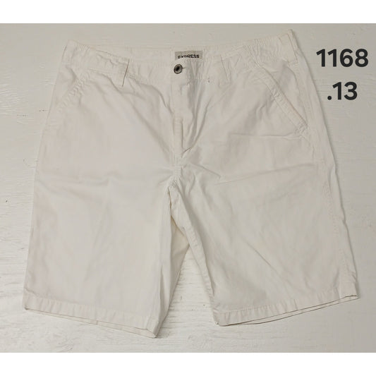 Express (36) White Board Walking Dress Chino Shorts