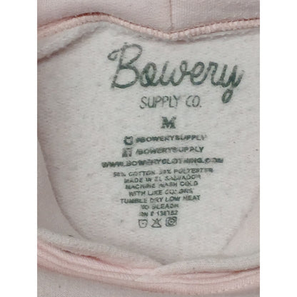 Bowery (Medium) Unisex Pink Pullover Hoodie