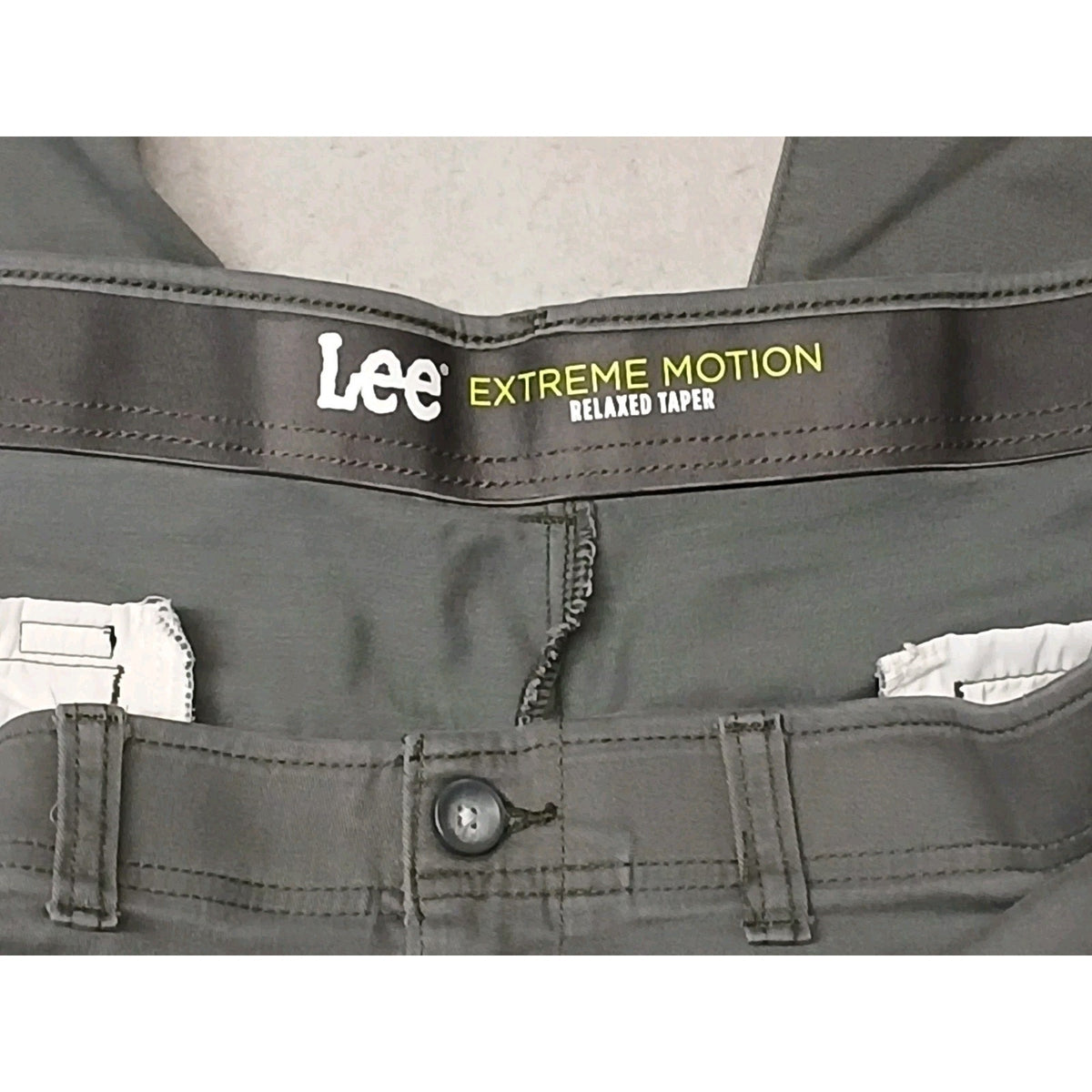 Lees (58x32) Gray Extreme Motion Relaxed Taper Stretch Pants