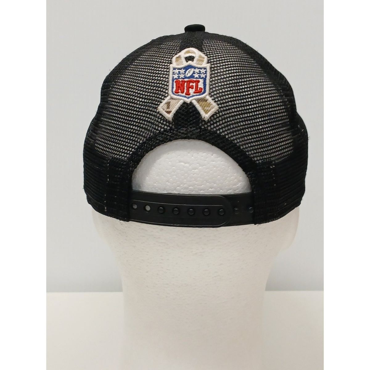New Era (OSFM) Black NFL Pittsburgh Steelers Half Mesh Snapback Cap