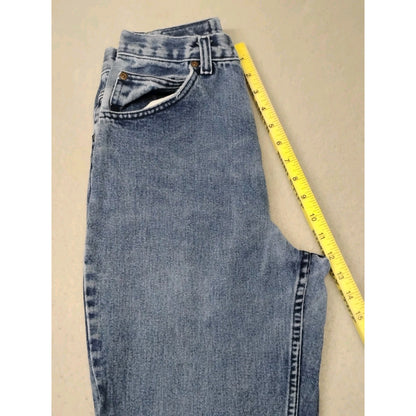 Saint Johns Bay (8) Womens Vintage Straight Blue Denim Jeans