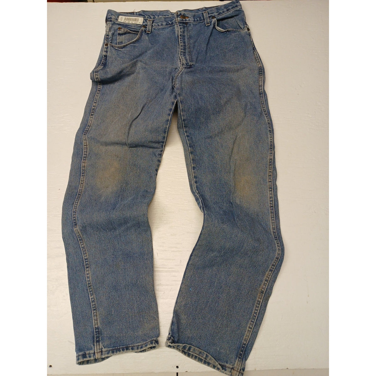 Unifirst Men's Blue Denim (38x34) Comfort Straight Jeans