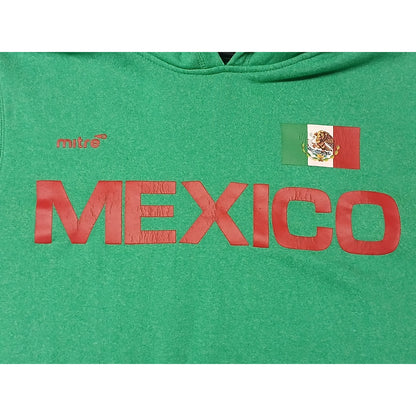 Mitre (Faded Size) Men's Green Mexico Hoodie Pullover