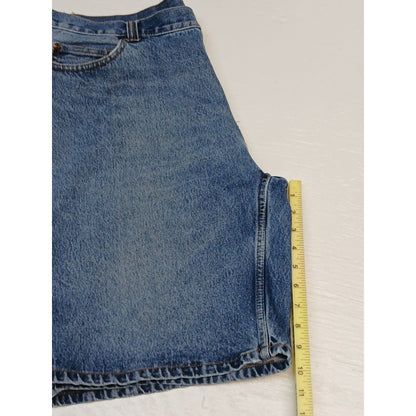 Faded Glory (38) Classic Fit Blue Denim Chino Shorts