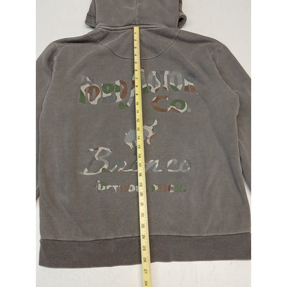Ford Bronco (Large) Gray Pouch Pocket Pullover String Hoodie