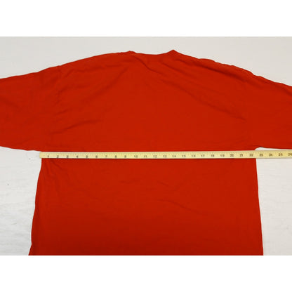 Gildan (XL) Red Grinch/Houston Astros Long Sleeve Shirt