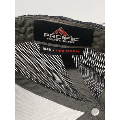 Pacific Headwear (OSFM) Gray Printed Logo Cap Snapback