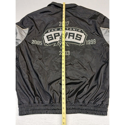 NBA (L) Vintage Spurs Multi-Championship Leather Jacket
