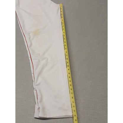 Under Armour (XL) White Red Pin Stripe Sports Stretch Pants