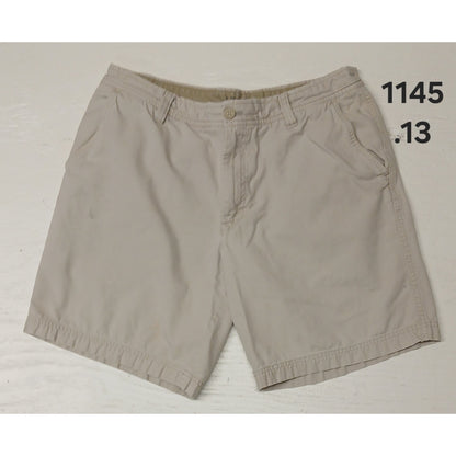 IZOD Saltwater (36) Ivory Khaki Chino Dress Shorts