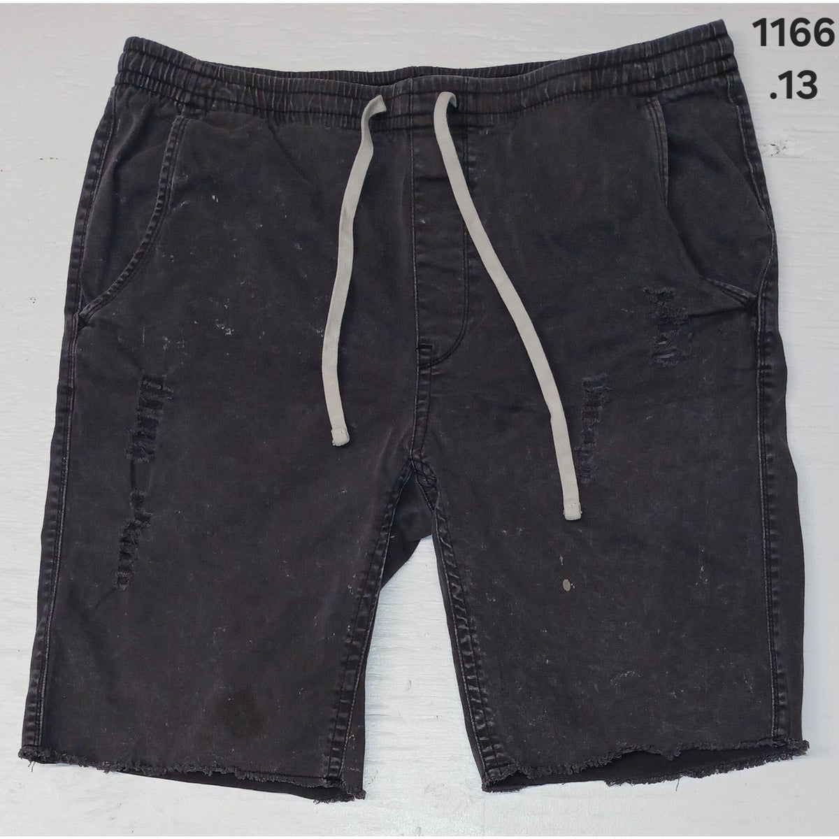Arizona (36) Charcoal Cut Off Active Chino Jogger Shorts