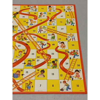 Milton Bradley Company CHUTES & LADDERS Vintage Board Game