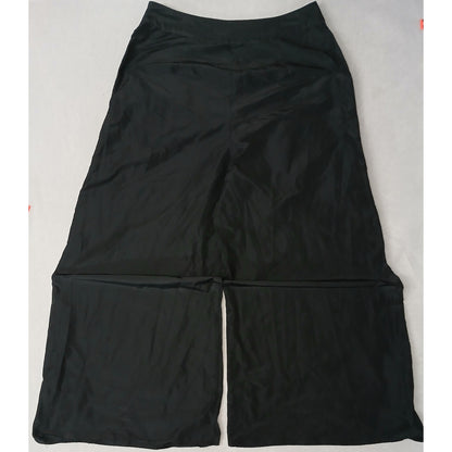 Zara (XL) Black High Waisted Parachute Synthetic Trousers