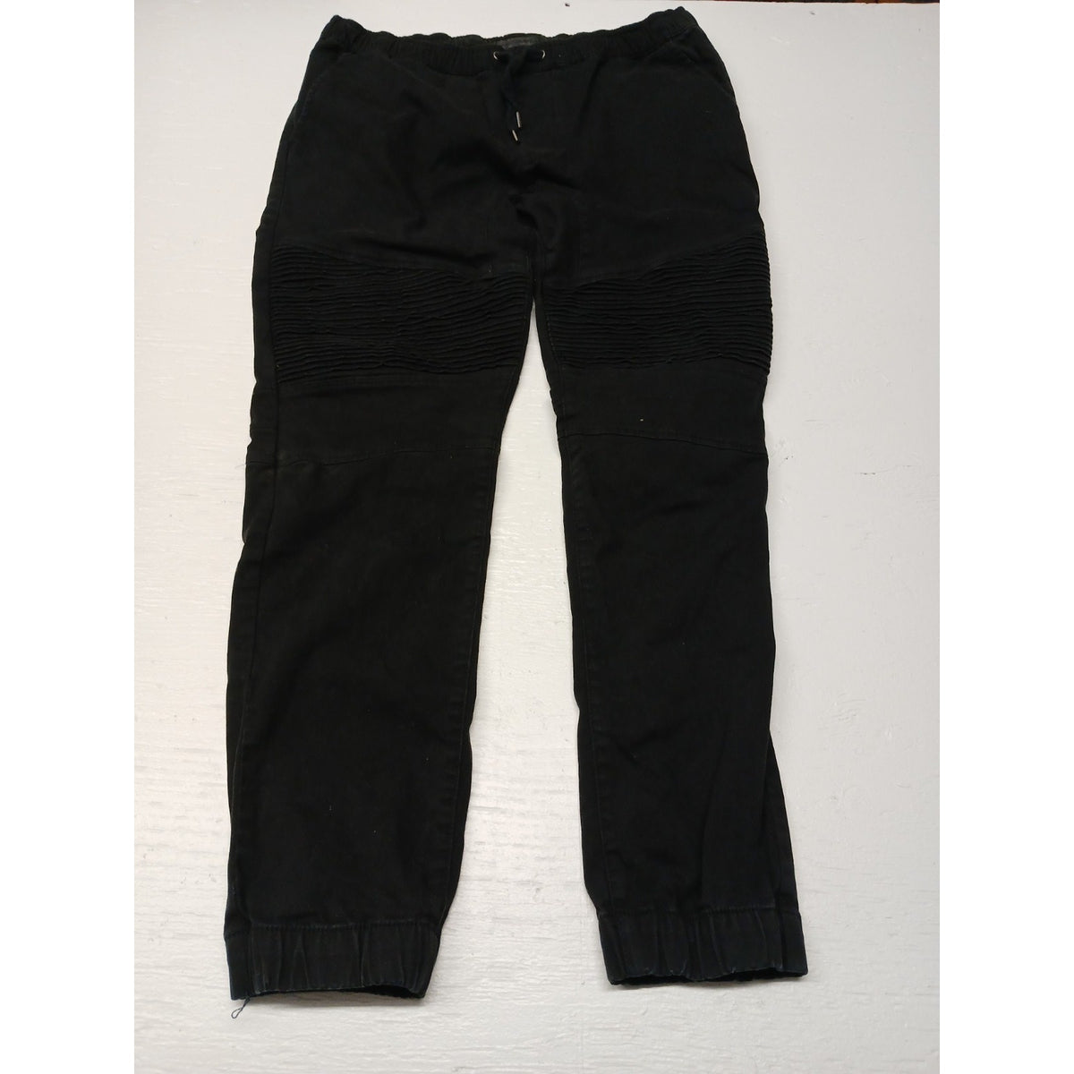 Steve's (Large) Black Skinny Ruffled Style Jeans