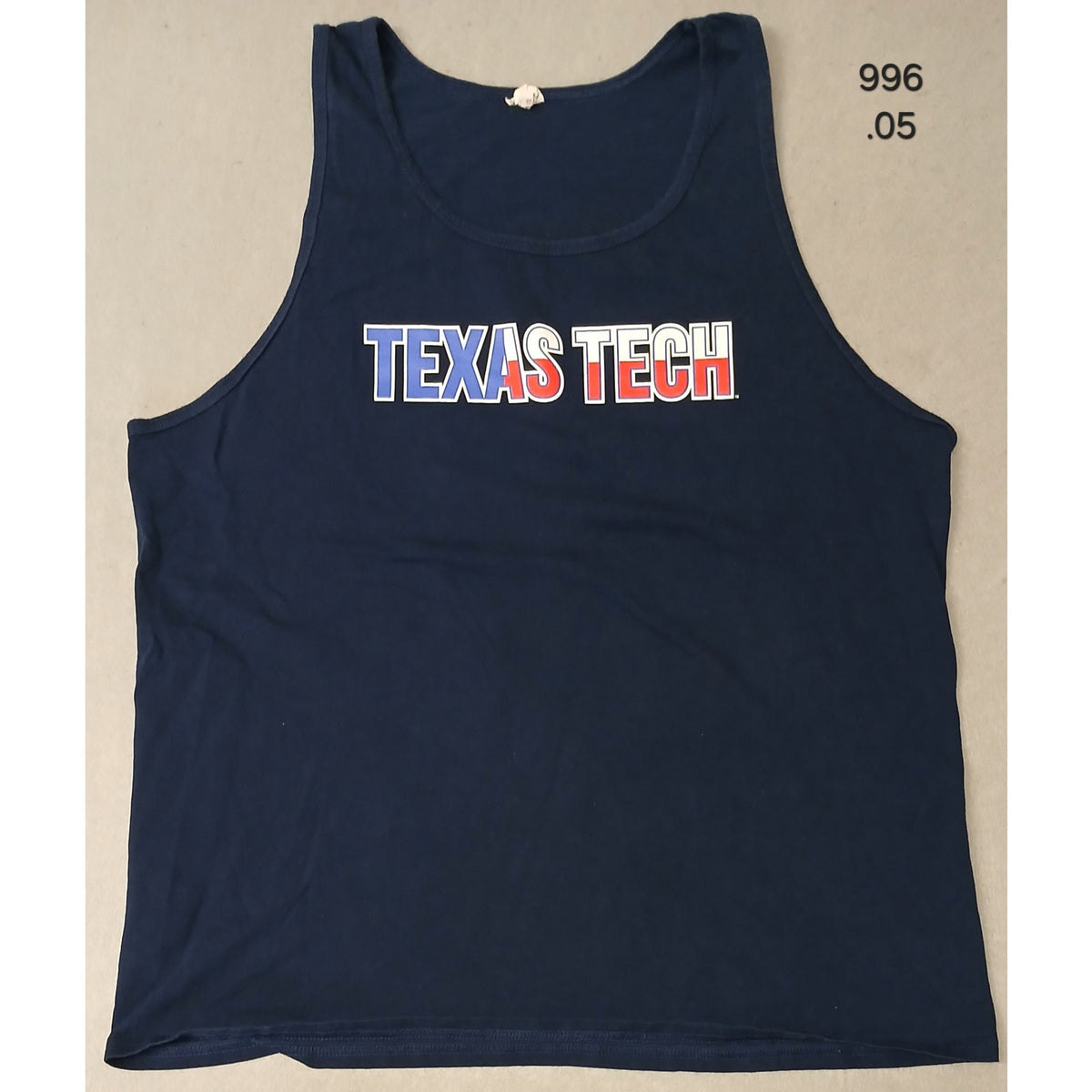 Hanes (XL) Men's Blue Texas Tech Cotton Summer Tank Top