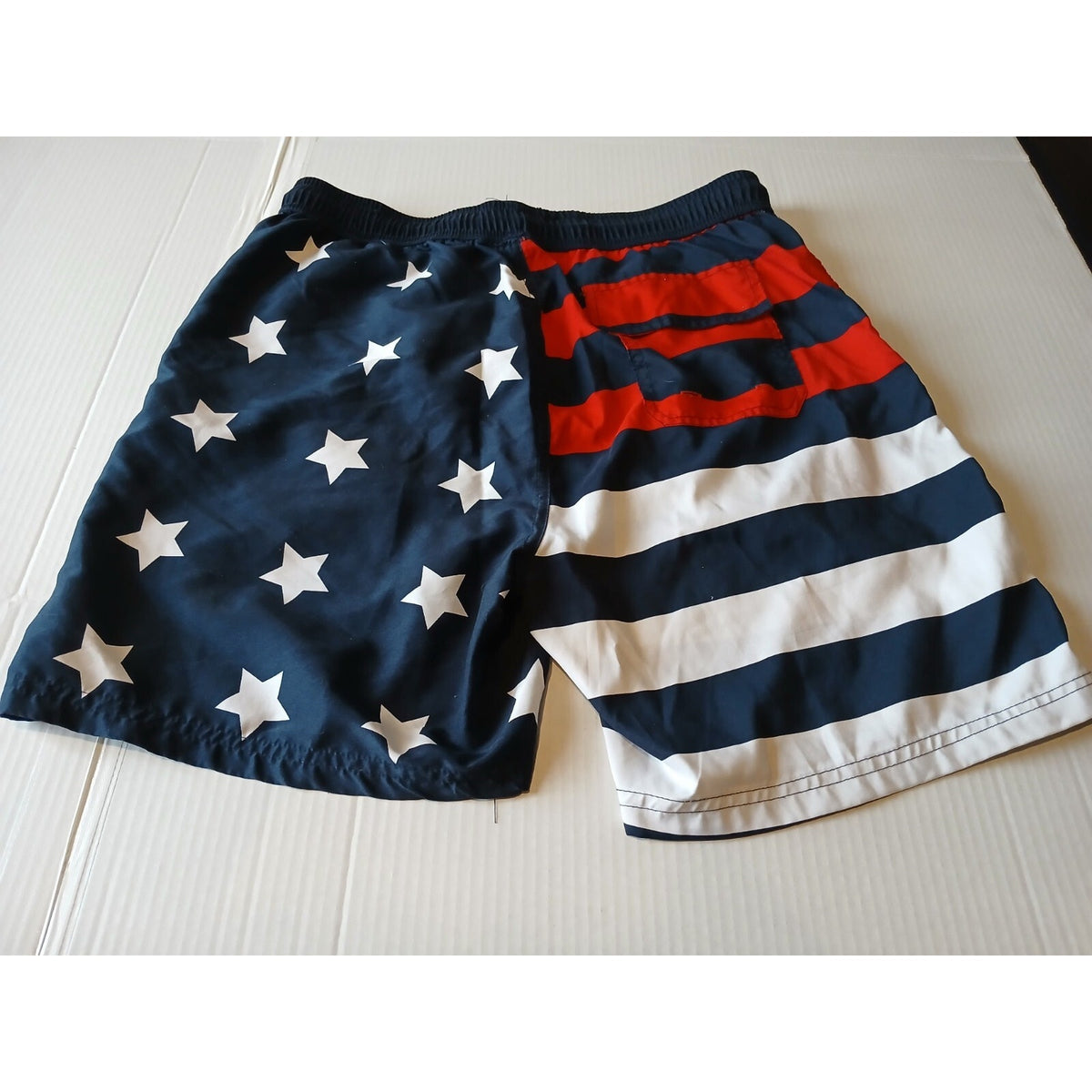 U.S. Polo Assn. (Large) American Flag Style Swim Trunks