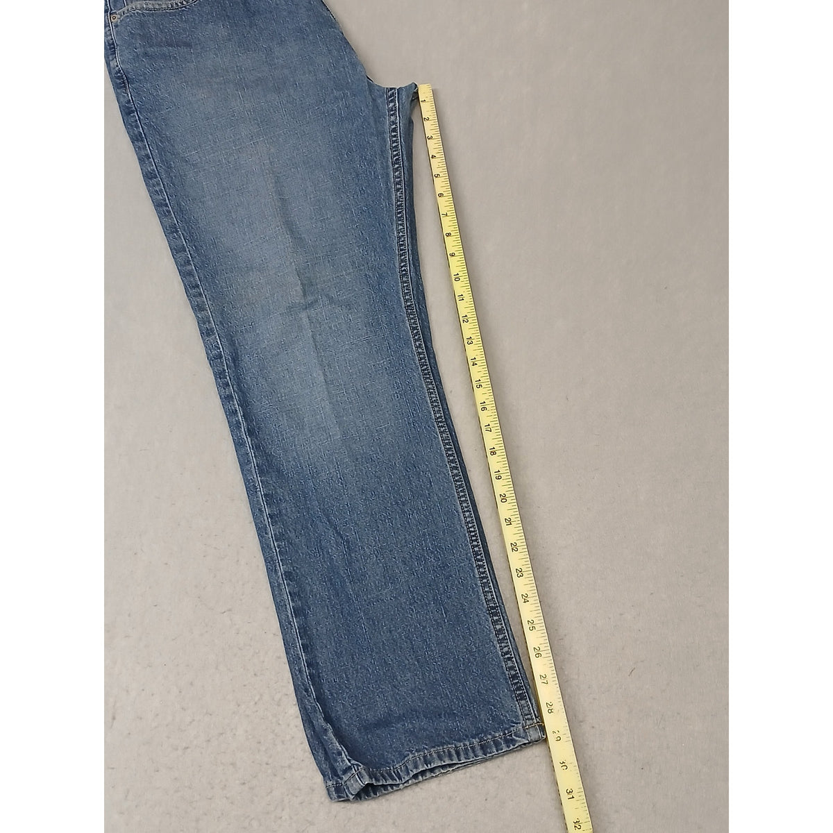 Alfani (34x30) Men's Straight Leg Blue Denim Jeans