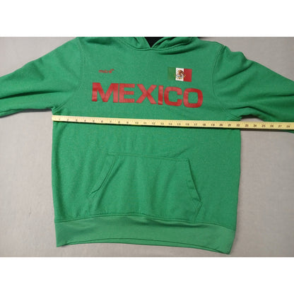 Mitre (Faded Size) Men's Green Mexico Hoodie Pullover