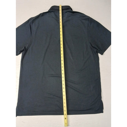 Under Armour (XL) Black Loose Short Sleeve DriFit Polo Shirt