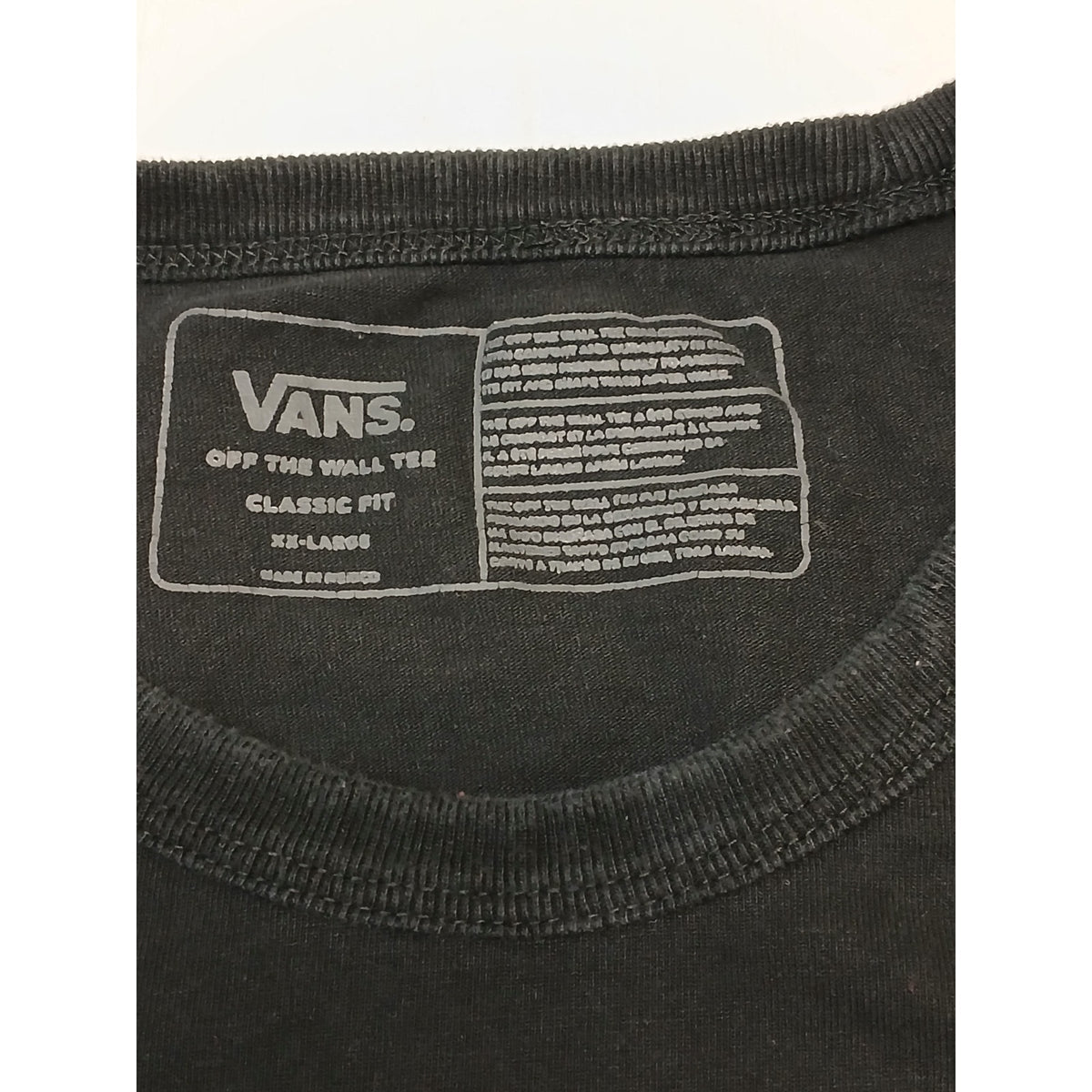 Vans (XL) Black Classic Fit Long Sleeve Pullover Sweatshirt