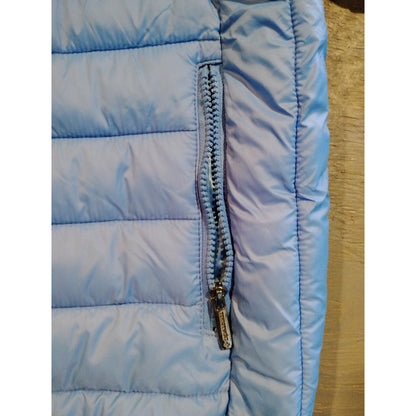 Alpine Swiss (Large) Blue Full Zip Lightweight Puffer Jacket