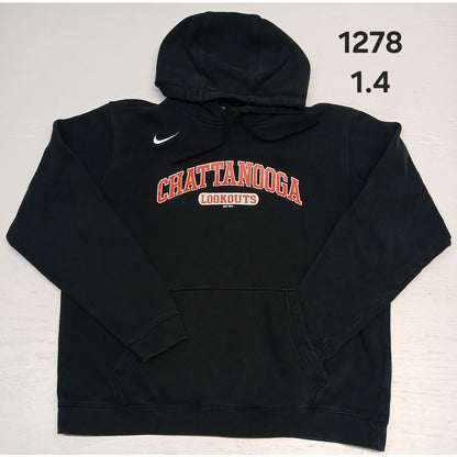 NIKE (Large) Black Chattanooga Pouch Pocket Pullover Hoodie