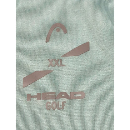 HEAD Golf (2XL) Light Turquoise Short Sleeve Polo Shirt
