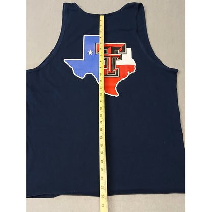 Hanes (XL) Men's Blue Texas Tech Cotton Summer Tank Top