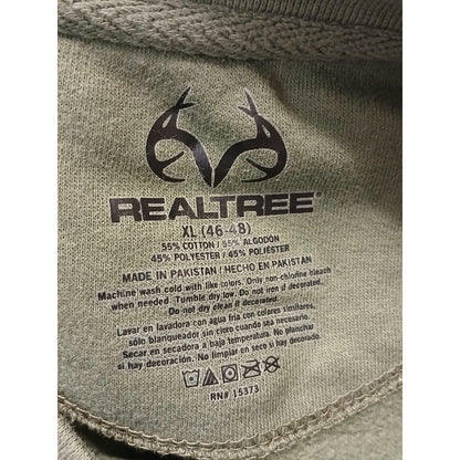 Realtree (XL) Olive Green Long Sleeve Pullover Sweatshirt