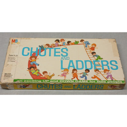 Milton Bradley Company CHUTES & LADDERS Vintage Board Game