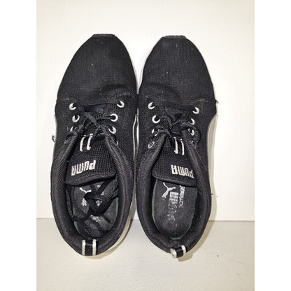 Puma Speed Cat Shoes Black Mesh Mens (5.5)
