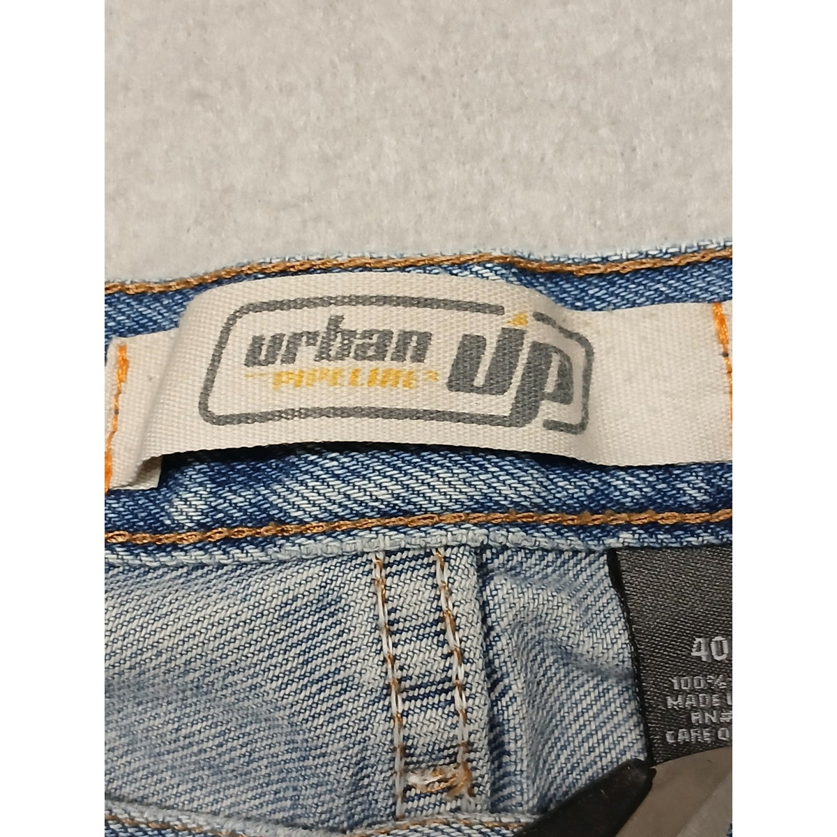 Khol's Urban Up Pipline (40x30) Men's Straight Fit Blue Denim Jeans