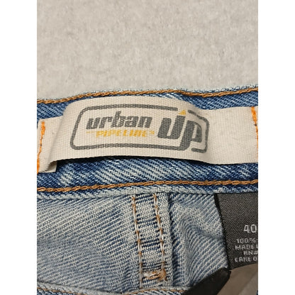 Khol's Urban Up Pipline (40x30) Men's Straight Fit Blue Denim Jeans