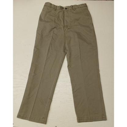 Roundtree & Yorke (34x30) Beige Vintage Wide Leg Khaki Pants