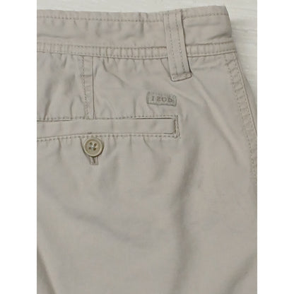 IZOD Saltwater (36) Ivory Khaki Chino Dress Shorts