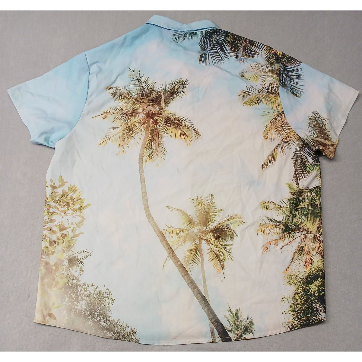 Men's (XL) Tropical Casual Summer Top Button Shirt