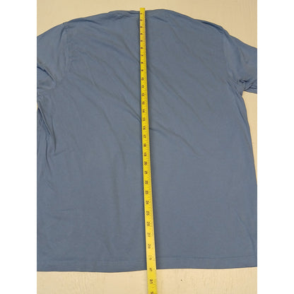 Greg Norman (2XL) Blue Short Sleeve Crew Neck Loose Fit Tee