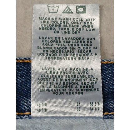 Magellan (44x30) Men's Straight Leg Blue Denim Jeans