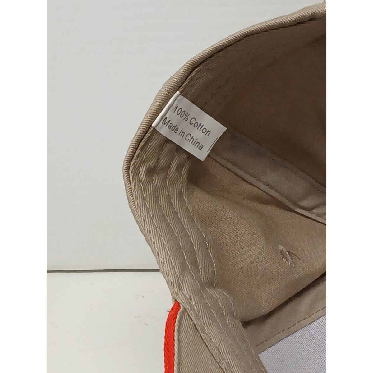 TSC Tractor Supply Co 1938 (OSFM) Strapback Beige Hat Cap
