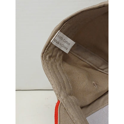 TSC Tractor Supply Co 1938 (OSFM) Strapback Beige Hat Cap