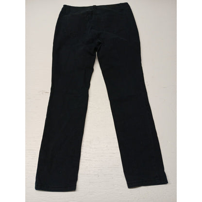 Baccini (10P) Women's Black Cheetah Printed Stretch Jeans