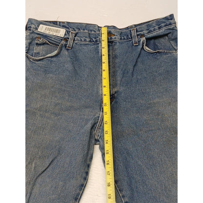 Unifirst Men's Blue Denim (38x34) Comfort Straight Jeans