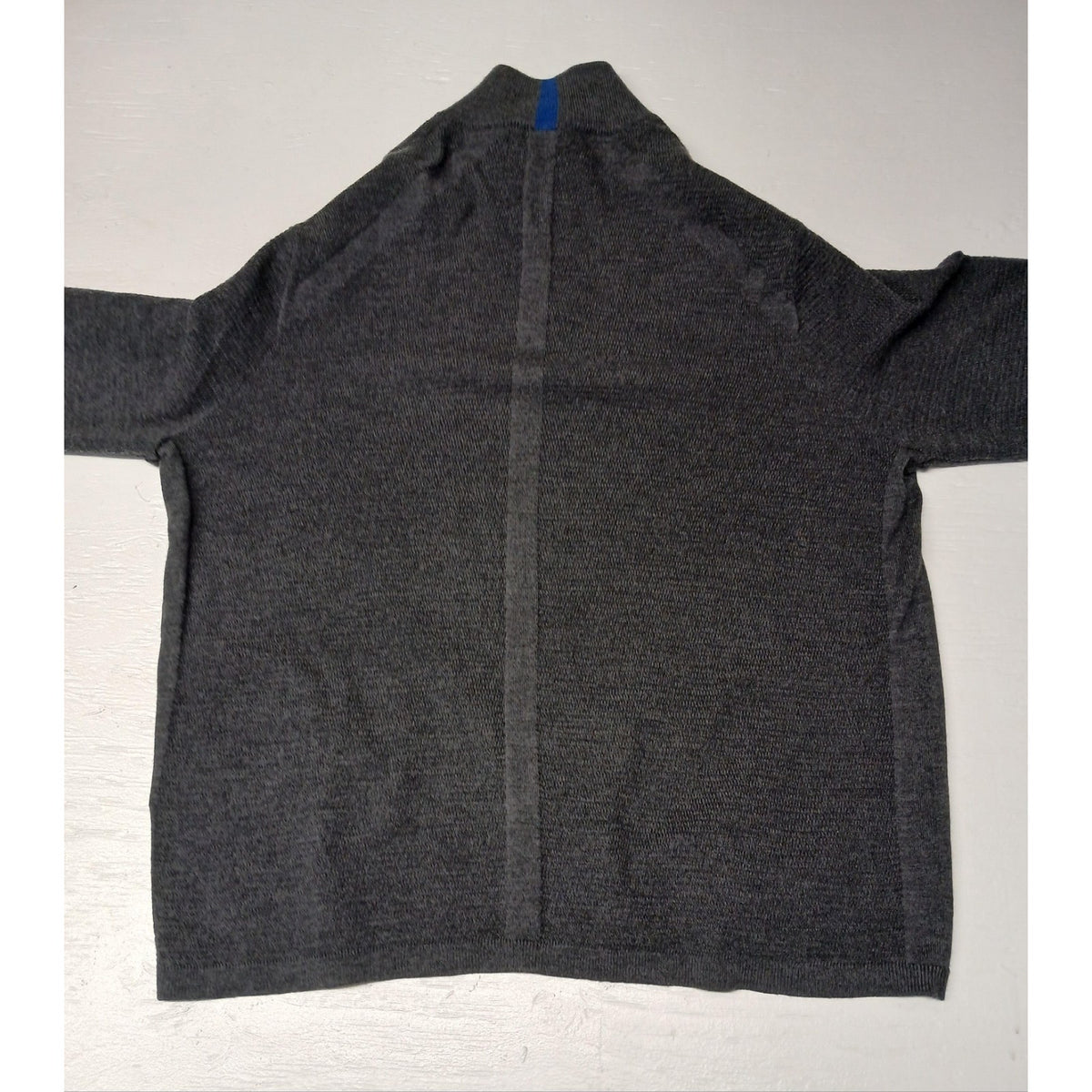 Perry Ellis Motion Merino Blend (XL) Gray Zip Sweatshirt