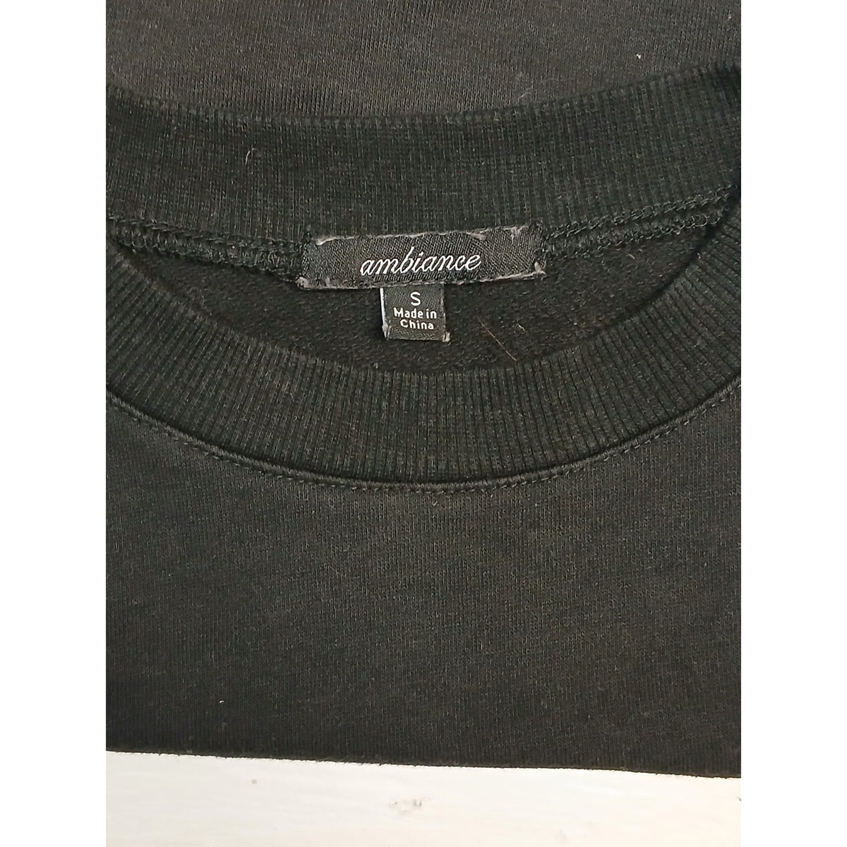 Champion (S) Multicolor Long Sleeve Crop Pullover Sweater