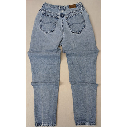 Lee (10L) Vintage High Rise Tapered Leg Blue Denim Jeans