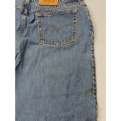 Levi's (20W ) Men's Relaxed Fit Tapered Leg Blue Denim Jeans
