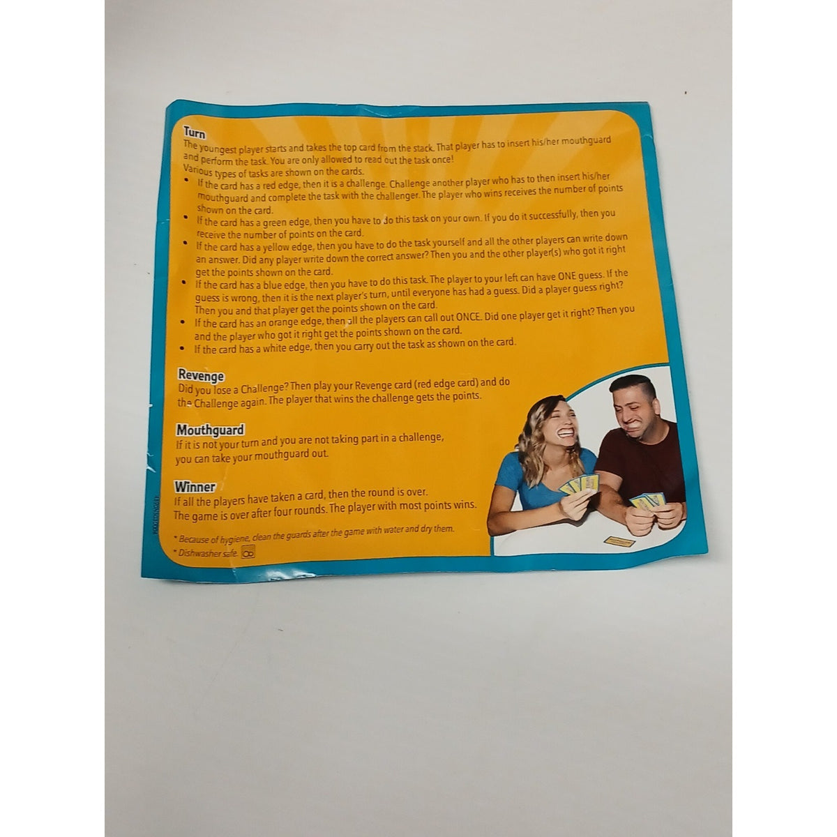 Mouth Guard 5 Pack Mouthpieces with Cards Challenge Game