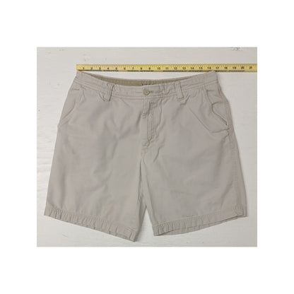 IZOD Saltwater (36) Ivory Khaki Chino Dress Shorts